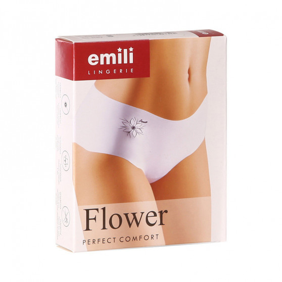 Dámské kalhotky Emili bílé (Flower)