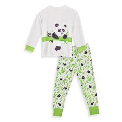 Veselé dětské pyžamo Dedoles Panda a bambus (D-K-SW-KP-C-C-1443)
