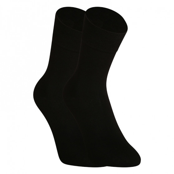 Ponožky Gino bambusové bezešvé černé (82003)