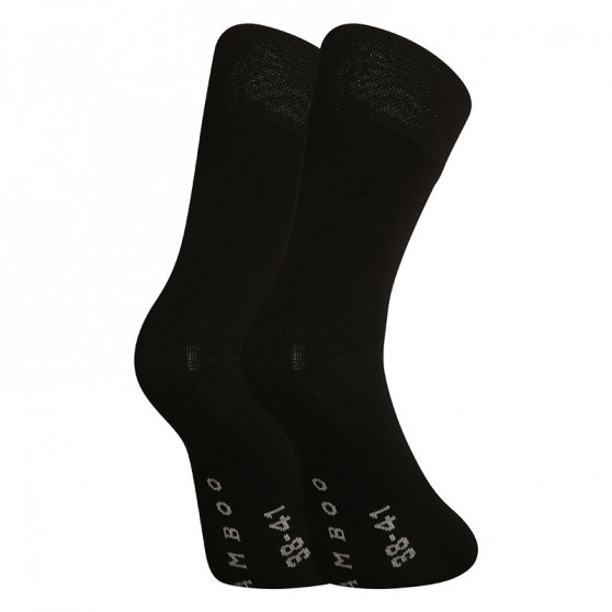 Ponožky Gino bambusové bezešvé černé (82003)