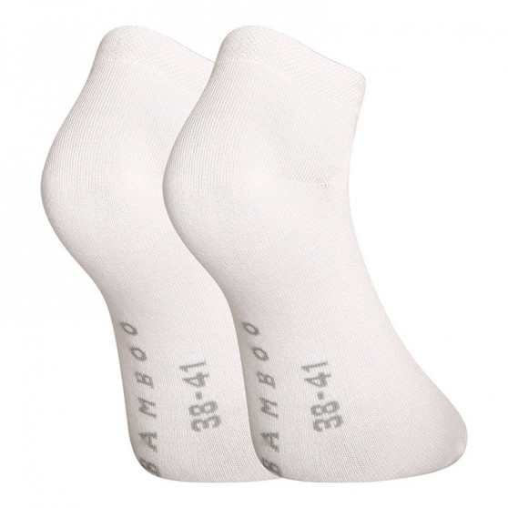 Ponožky Gino bambusové bílé (82005)