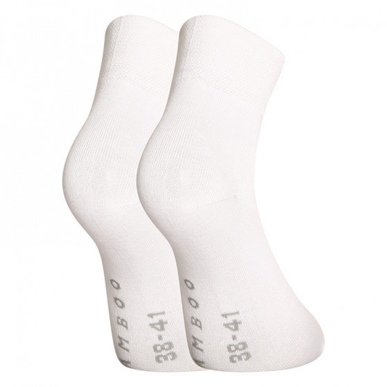 Ponožky Gino bambusové bílé (82004)