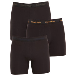 3PACK pánské boxerky Calvin Klein černé (NB1770A-1T8)