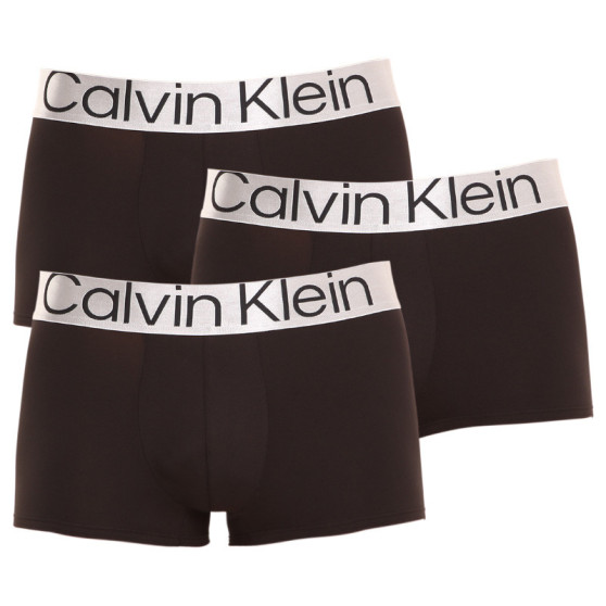 3PACK pánské boxerky Calvin Klein černé (NB3074A-7V1)
