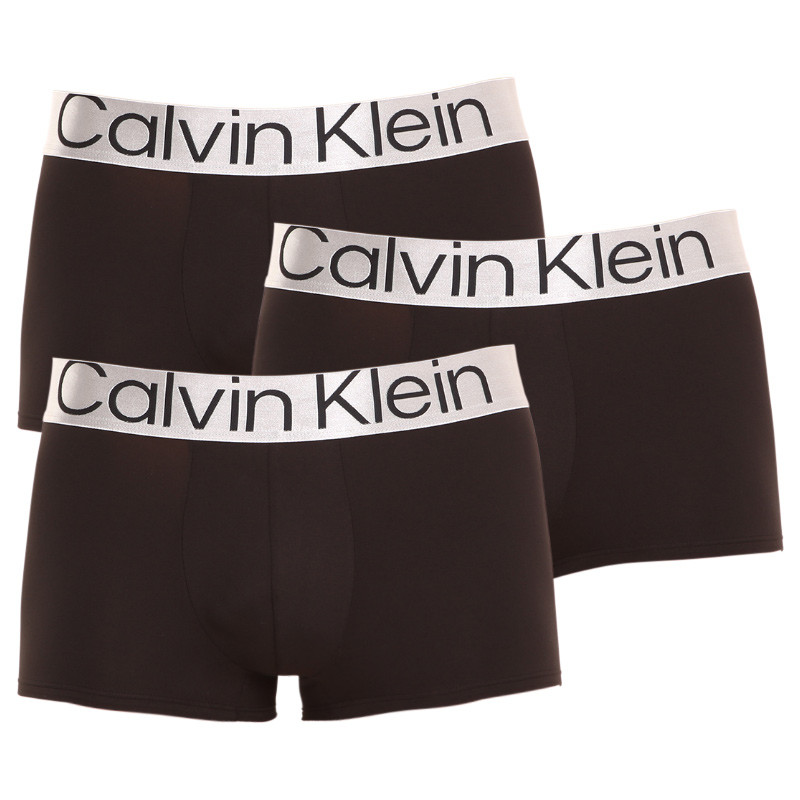 3PACK pánské boxerky Calvin Klein černé (NB3074A-7V1) L