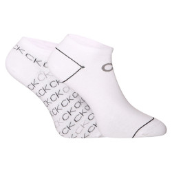 2PACK ponožky Calvin Klein nízké bílé (701218779 002)
