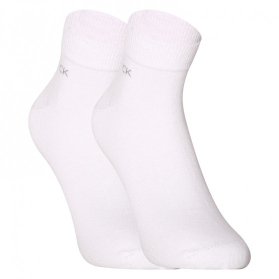 2PACK ponožky Calvin Klein nízké bílé (701218706 002)