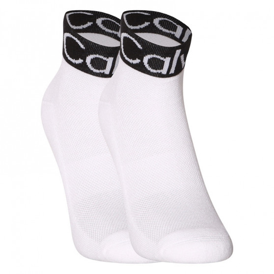 3PACK ponožky Calvin Klein kotníkové bílé (701218722 002)