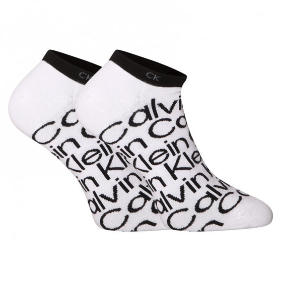 2PACK ponožky Calvin Klein nízké bílé (701218714 002)