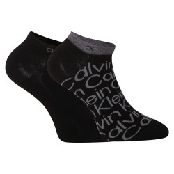 2PACK ponožky Calvin Klein nízké černé (701218714 001)