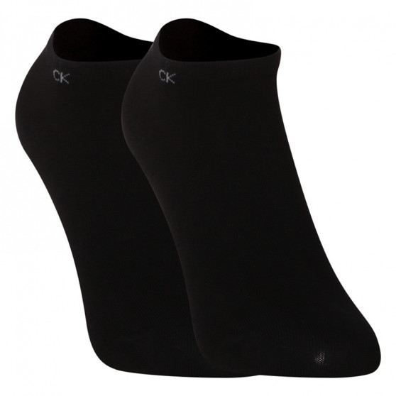 2PACK ponožky Calvin Klein nízké černé (701218714 001)