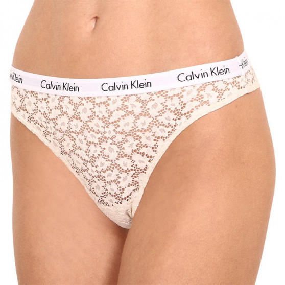 3PACK Dámské kalhotky brazilky Calvin Klein vícebarevné (QD3925E-143)