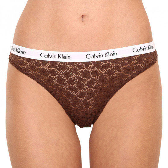 3PACK Dámské kalhotky brazilky Calvin Klein vícebarevné (QD3925E-143)