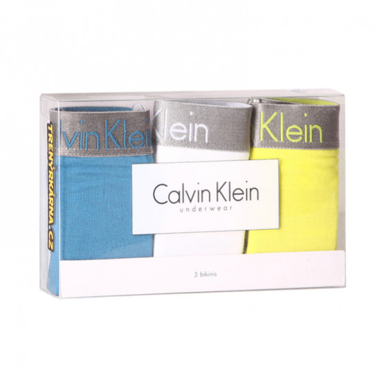 3PACK dámské kalhotky Calvin Klein vícebarevné (QD3561E-283)