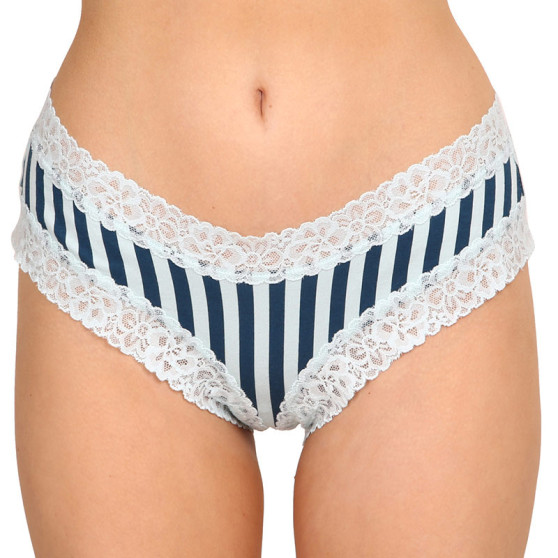 Dámské kalhotky brazilky Victoria's Secret modré (ST 11150609 CC 50ZC)