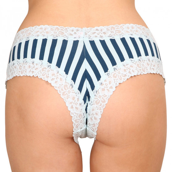 Dámské kalhotky brazilky Victoria's Secret modré (ST 11150609 CC 50ZC)