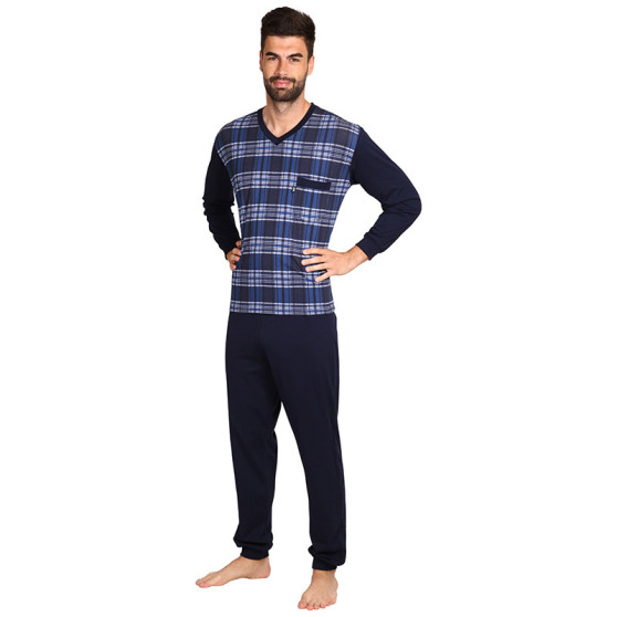 Pánské pyžamo Foltýn modré (FPD9)