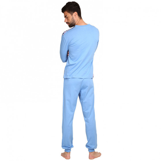 Pánské pyžamo Foltýn nadrozměr modré (FPDN11)