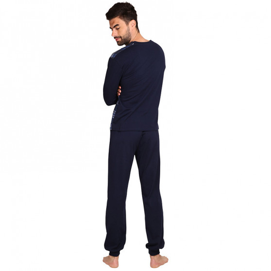 Pánské pyžamo Foltýn nadrozměr modré (FPDN9)