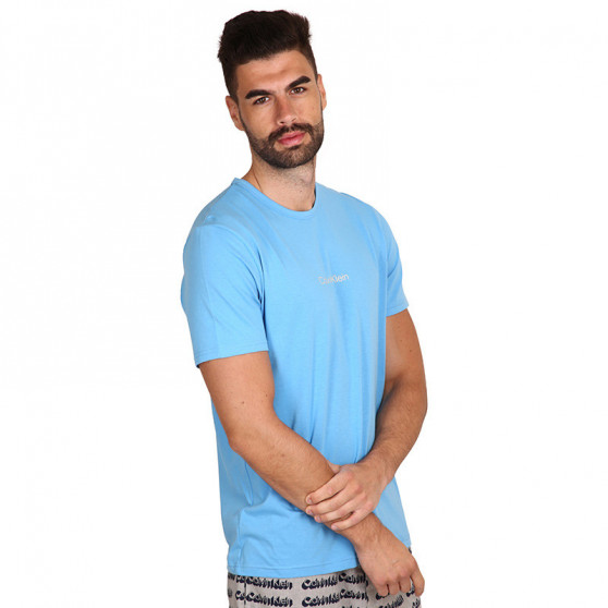 Pánské tričko Calvin Klein modré (NM2170E-CY0)