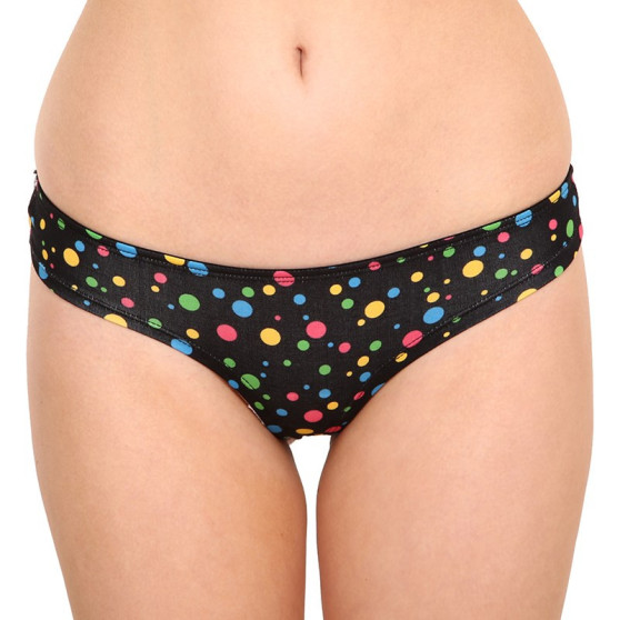 Veselé dámské kalhotky brazilky Dedoles Neonové puntíky (D-W-UN-BL-C-C-084)