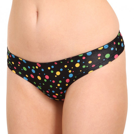 Veselé dámské kalhotky brazilky Dedoles Neonové puntíky (D-W-UN-BL-C-C-084)