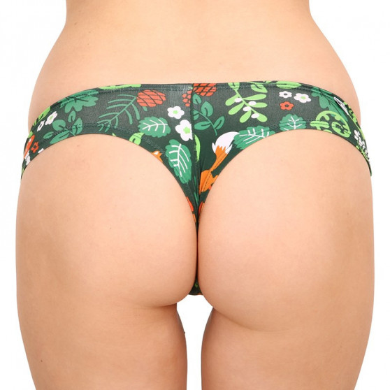 Veselé dámské kalhotky brazilky Dedoles Lesní zvířátka (D-W-UN-BL-C-C-1366)