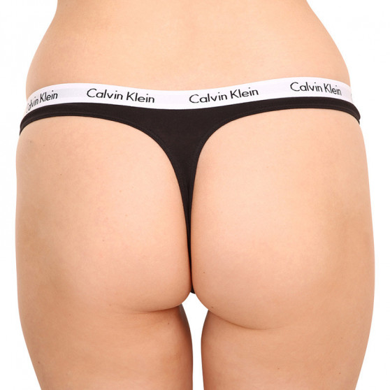 3PACK dámská tanga Calvin Klein vícebarevné (QD3587E-1CX)