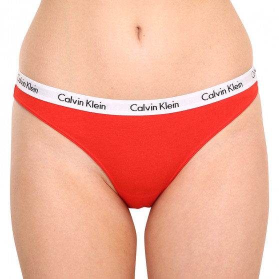 3PACK dámské kalhotky Calvin Klein vícebarevné (QD3588E-1CX)