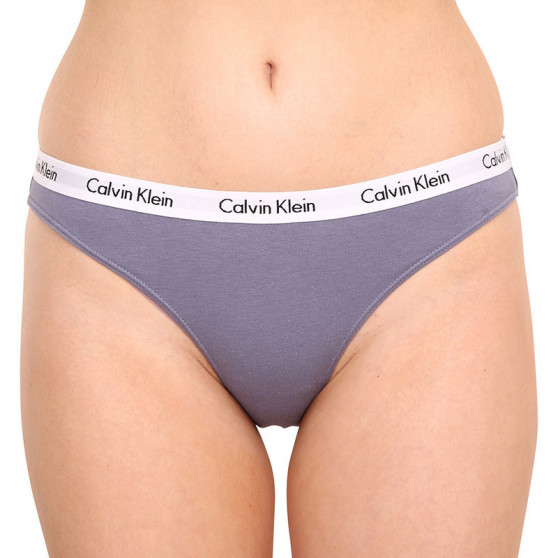 3PACK dámské kalhotky Calvin Klein nadrozměr vícebarevné (QD3801E-1CX)