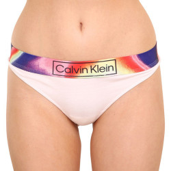 Dámská tanga Calvin Klein nadrozměr bílá (QF6859E-100)