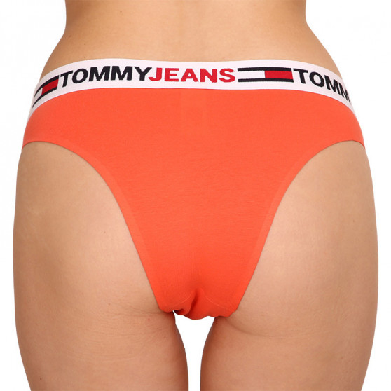 Dámské kalhotky brazilky Tommy Hilfiger oranžové (UW0UW03527 XVM)