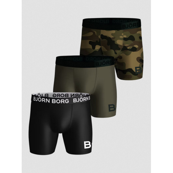 3PACK pánské boxerky Bjorn Borg vícebarevné (10000900-MP004)