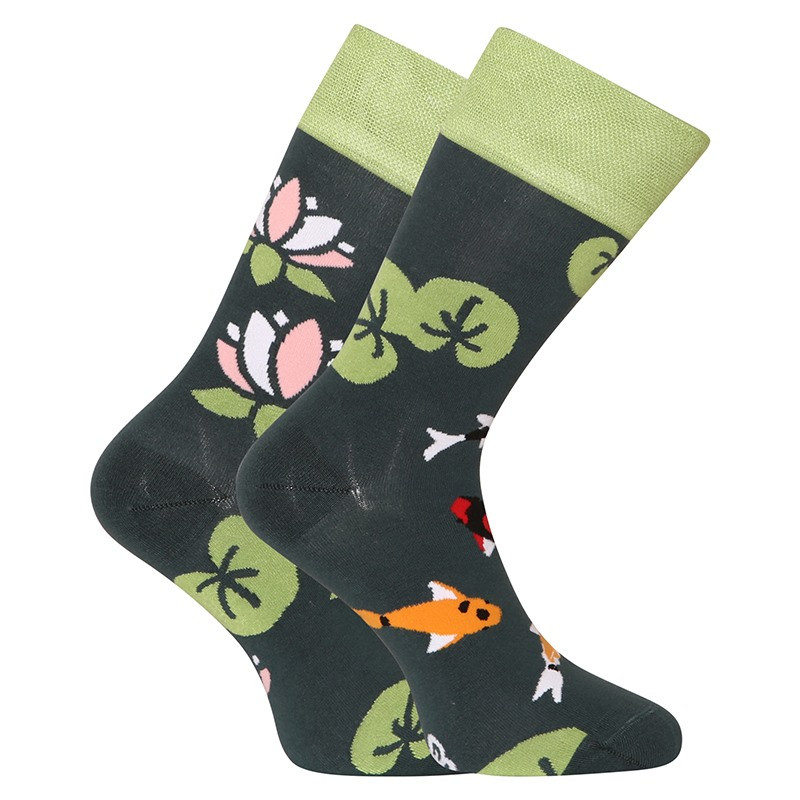 E-shop Veselé bambusové ponožky Dedoles Rybky koi a lekníny