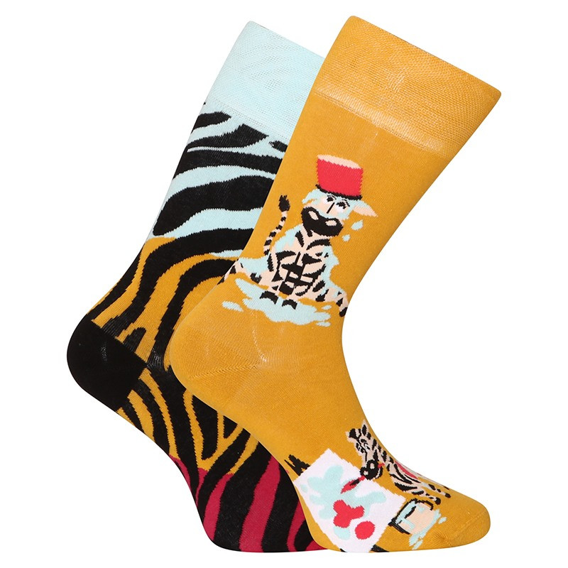 Veselé ponožky Dedoles Zebra umělkyně (D-U-SC-RS-C-C-1467) L