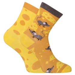 Veselé dětské ponožky Dedoles Sýr (GMKS019)