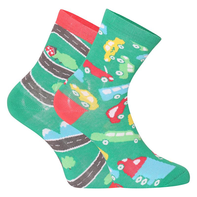 E-shop Veselé dětské ponožky Dedoles Autíčka