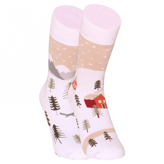Veselé teplé ponožky Dedoles Sněhová krajina (GMWS1066)