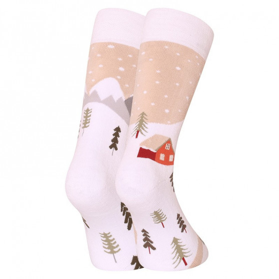 Veselé teplé ponožky Dedoles Sněhová krajina (GMWS1066)
