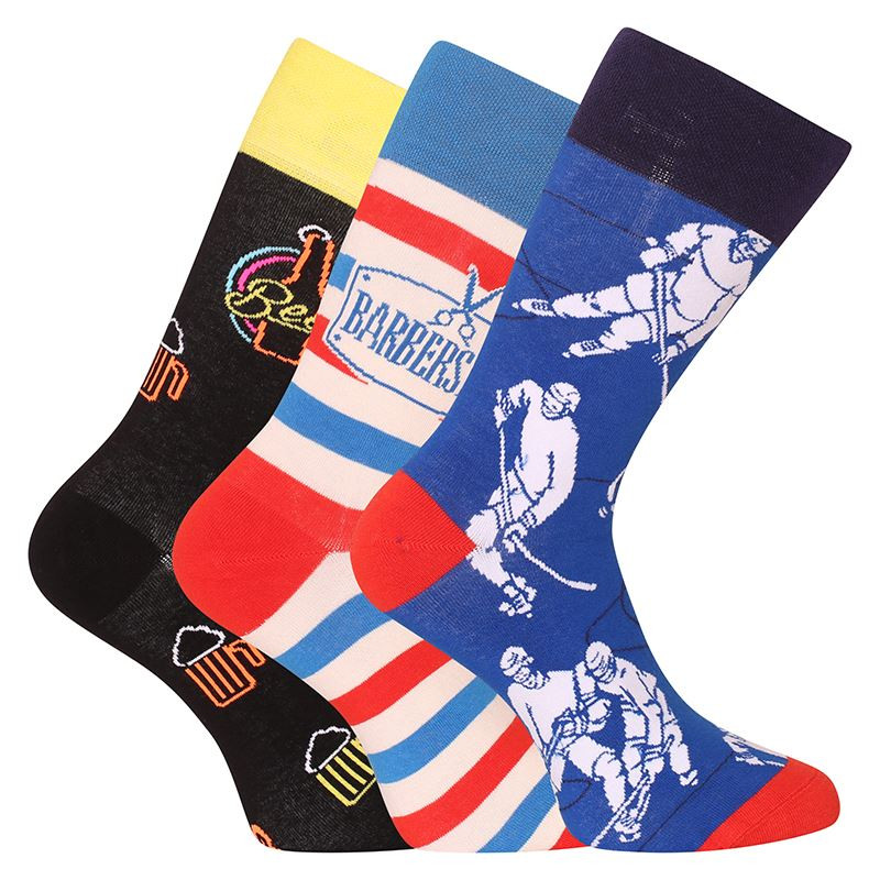 E-shop 3PACK Veselé ponožky Dedoles