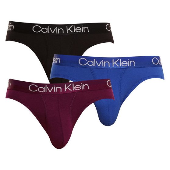 3PACK pánské slipy Calvin Klein vícebarevné (NB2969A-1RO)