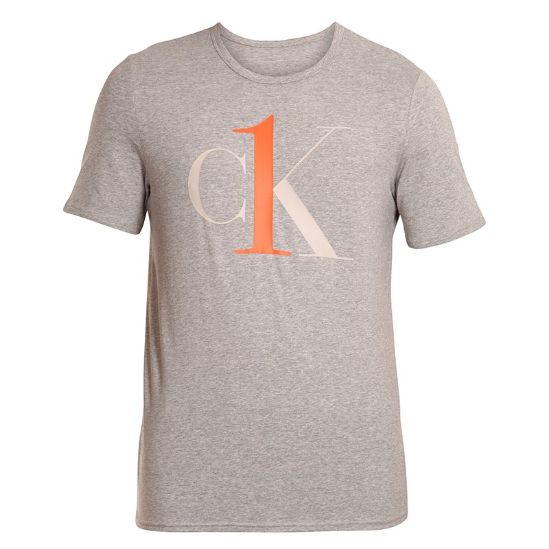 E-shop Pánské tričko CK ONE šedé