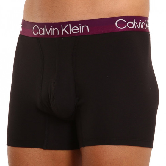 3PACK pánské boxerky Calvin Klein černé (NB2971A-1S0)