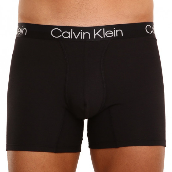 3PACK pánské boxerky Calvin Klein černé (NB2971A-1S0)