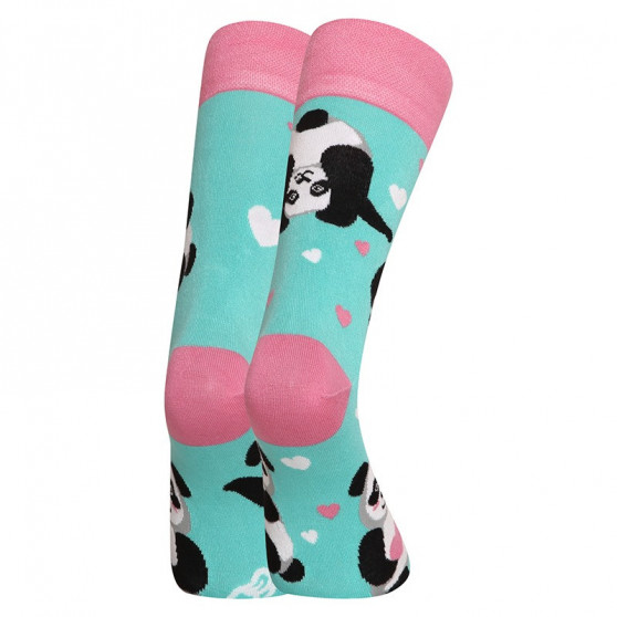 Veselé bambusové ponožky Dedoles Panda a srdíčka (D-U-SC-RS-C-B-1547)