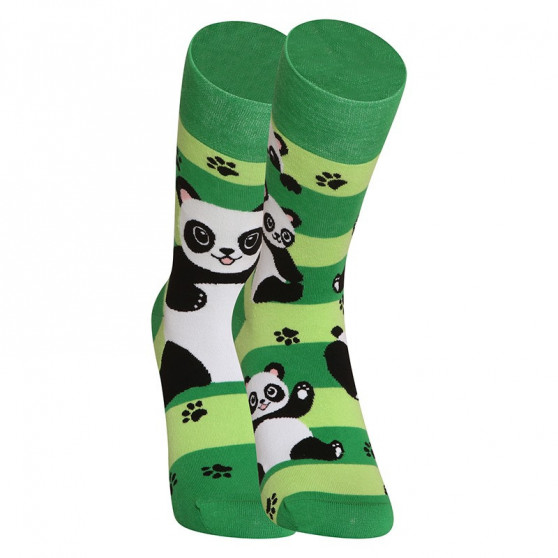 Veselé ponožky Dedoles Pandy a pásky (GMRS249)