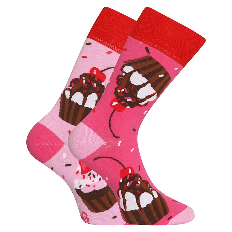 E-shop Veselé ponožky Dedoles Růžové koláčky
