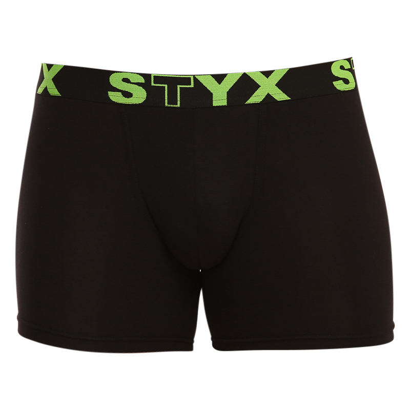 E-shop Pánské boxerky Styx long sportovní guma černé