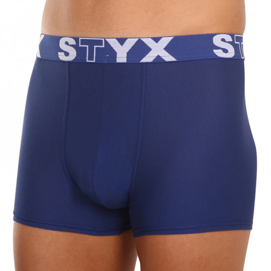 Pánské boxerky Styx sportovní guma tmavě modré (G968)