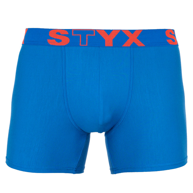 E-shop Pánské boxerky Styx long sportovní guma modré